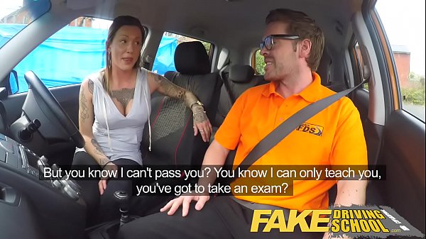 fake driving school advanced horny lesson in sweaty messy creampie