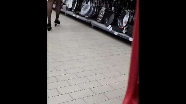 cum on girl in supermarket