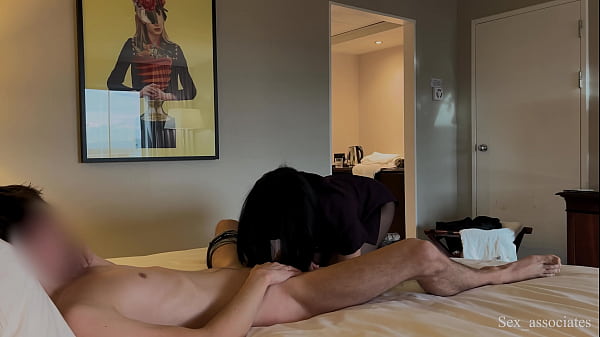 public dick flash hotel maid was shocked when she saw me jerking off during room cleaning service but decided to help me cum