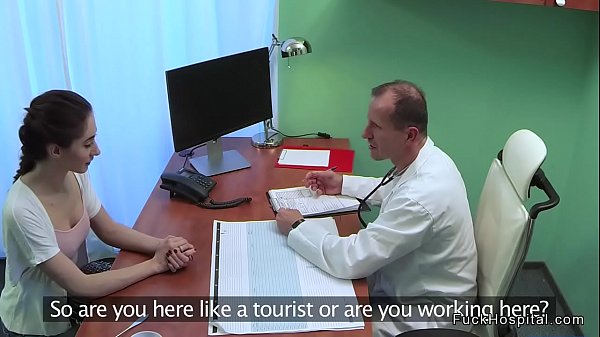 fakehospital doctor fucks patient on desk
