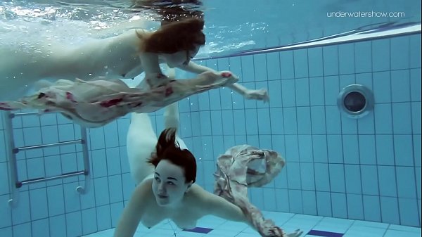 busty amateur lesbians in the swimming pool