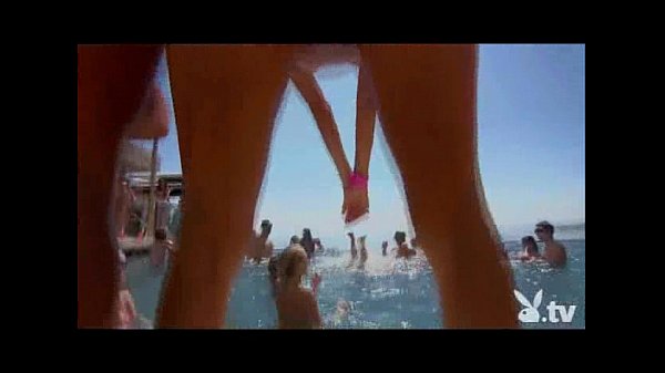 sexy bikini topless pool babes