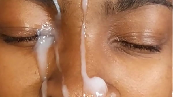 teens face dripping spunk