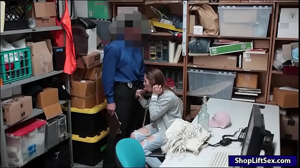 shoplifter hayden gives head and gets fucked by lp officer