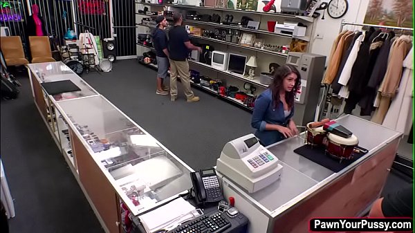 hot babe fucks for money in the pawnshop
