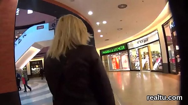 perfect czech nympho gets seduced in the mall and poked in pov