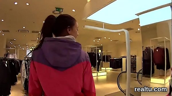 perfect czech nympho is teased in the shopping centre and shagged in p