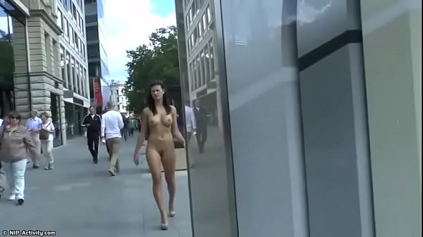 crazy babe victoria sweet naked on public streets